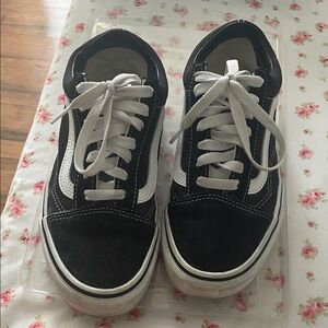 Black vans womens 6